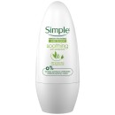 Simple Antiperspirant Roll On Soothing for Sensitive Skin