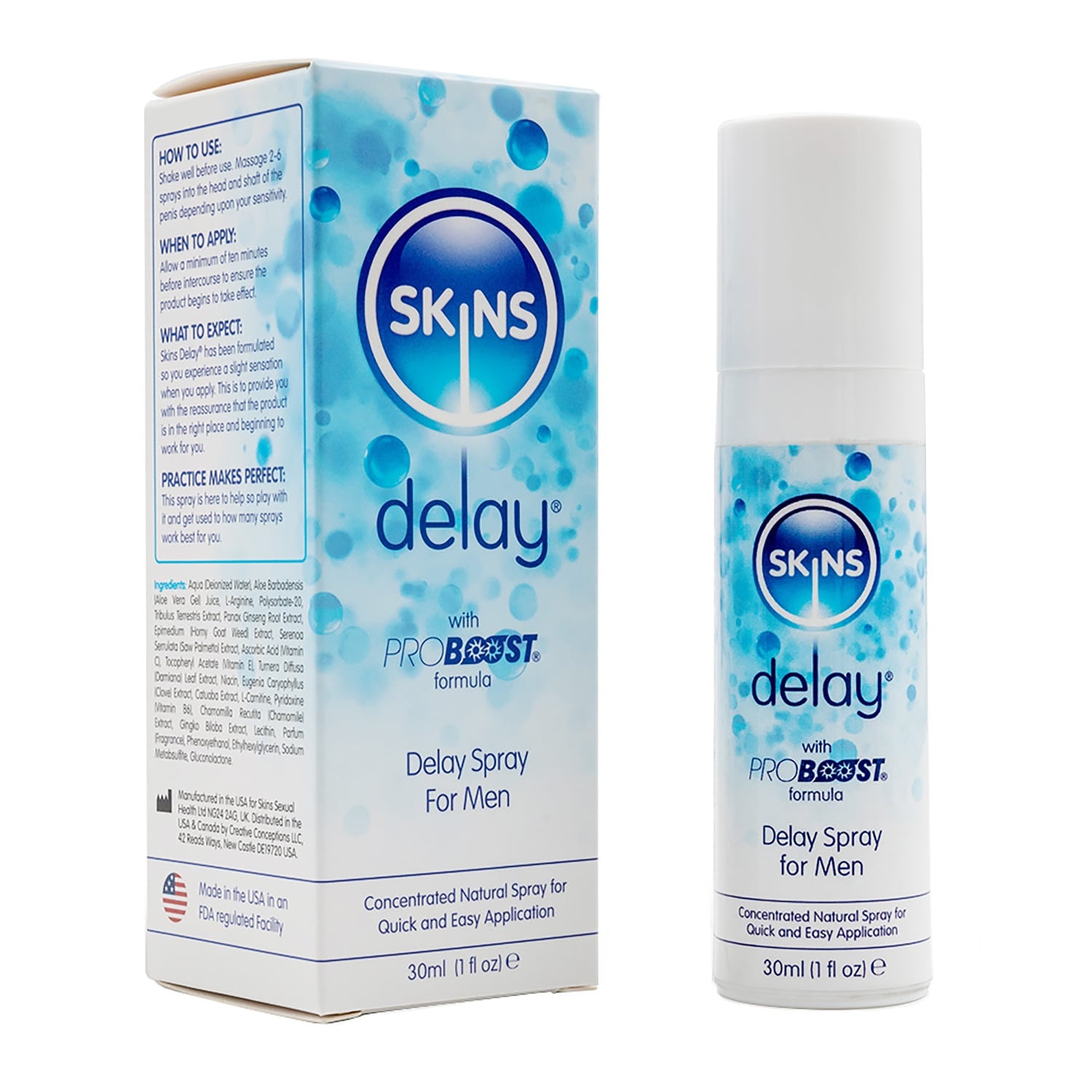 Skins Natural Delay Spray