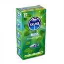  Skins Premium Condoms Mint Flavoured 12 Pack 