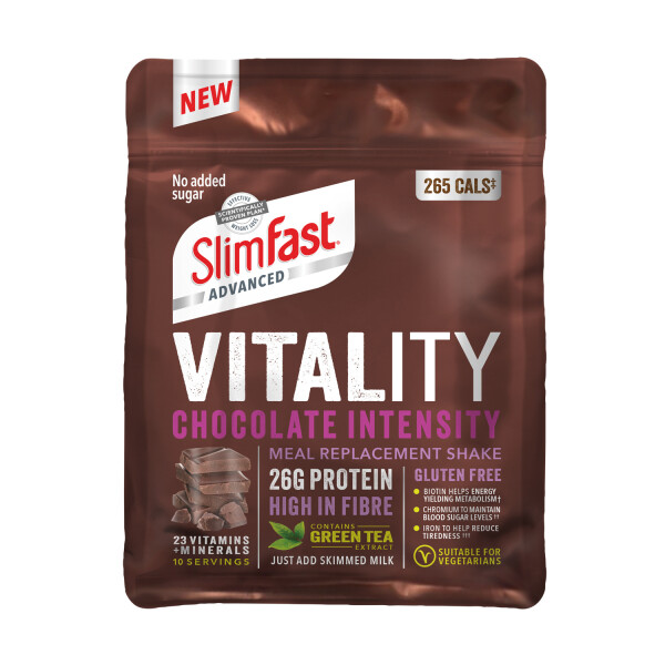 SlimFast Advanced Vitality Chocolate Intensity Powder