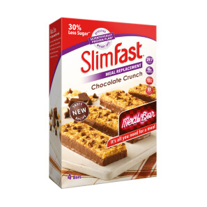  SlimFast Chocolate Crunch 4 Bars 