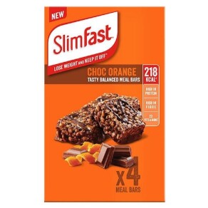 SlimFast Meal Replacement Bar Choc Orange