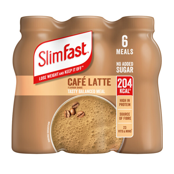 SlimFast Milkshake Multipack Bottle Cafe Latte