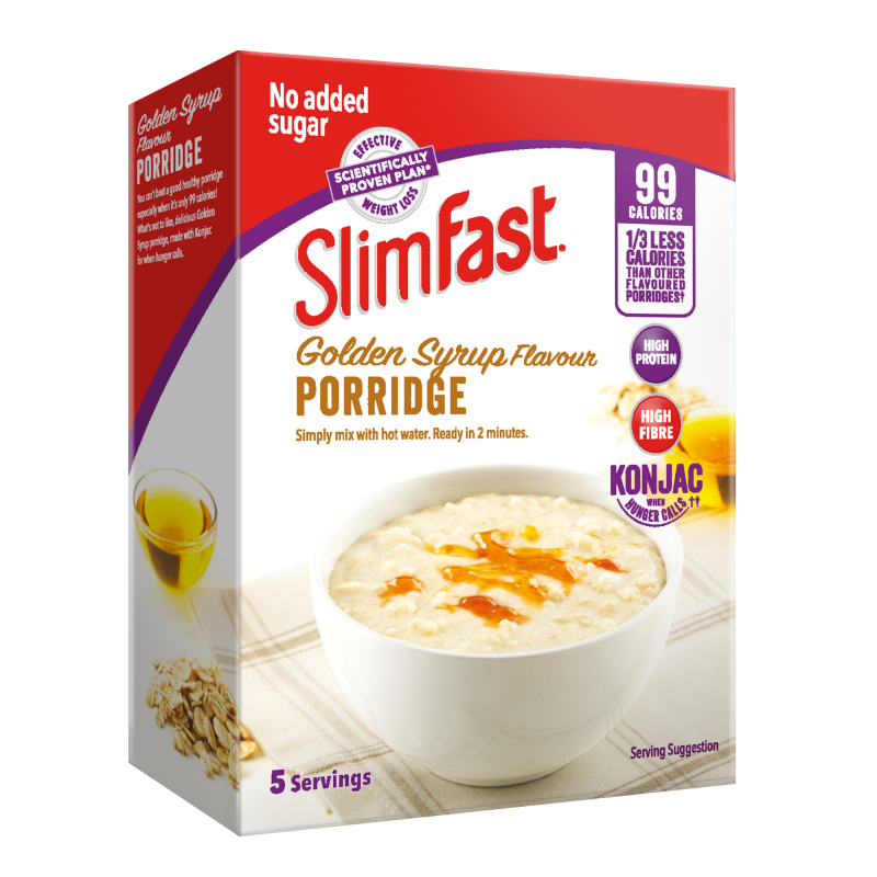 Slimfast Porridge Golden Syrup Flavour 