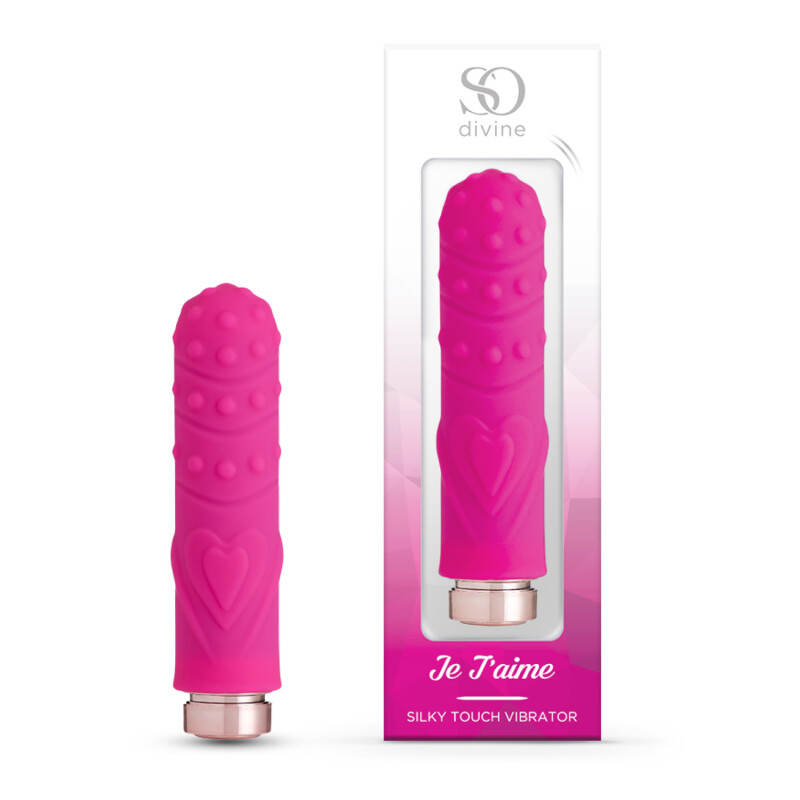 So Divine Je TAime Siky Touch Vibrator Pink