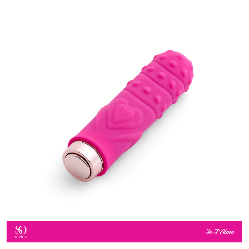 So Divine Je TAime Siky Touch Vibrator Pink