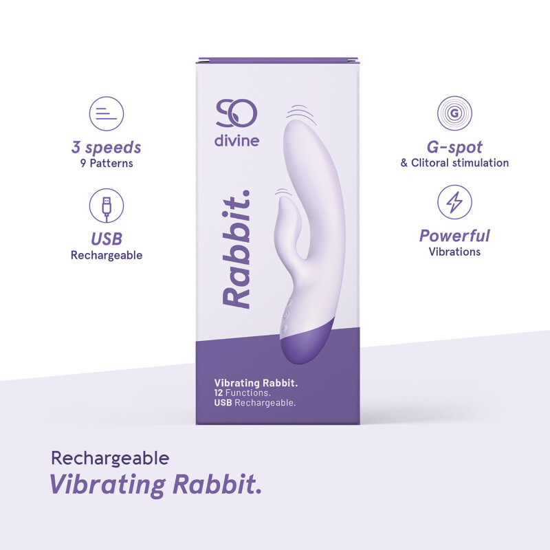 So Divine Self Pleasure Rechargeable Rabbit Vibrator