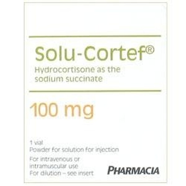 Solu-Cortef 100mg - Without Diluent