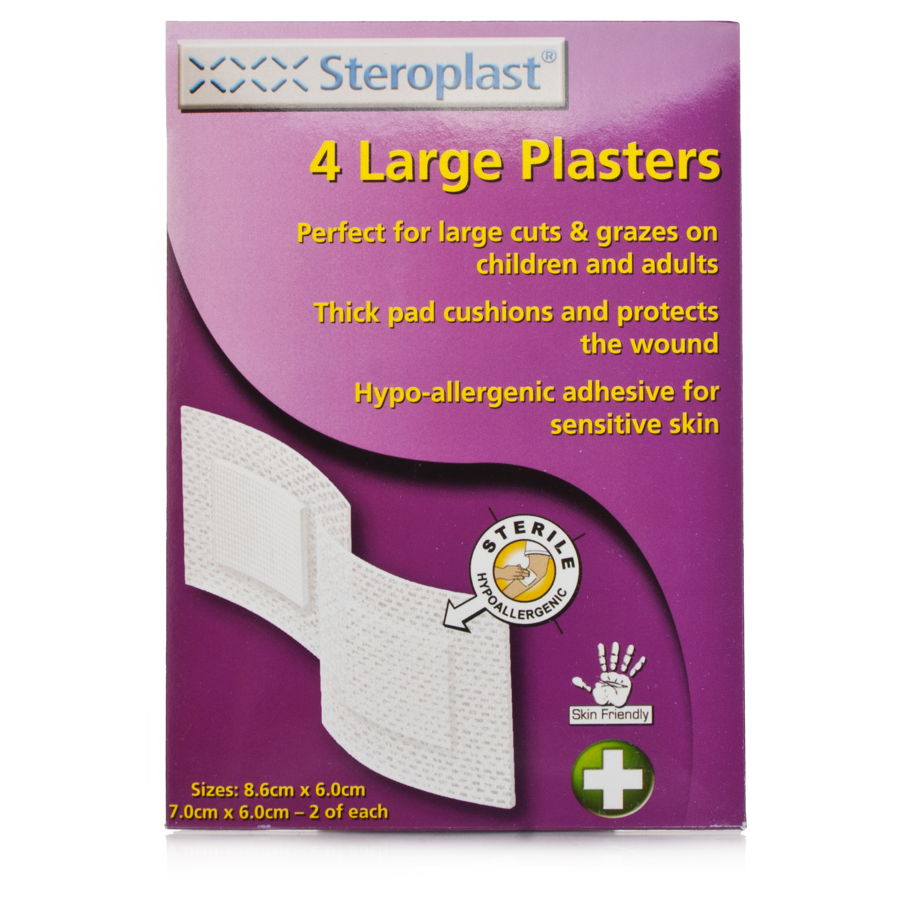 Steroplast Large Plasters | Chemist Direct