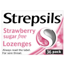 Strepsils Strawberry Sugar Free Lozenges