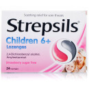 Strepsils for Children Strawberry Sugar Free