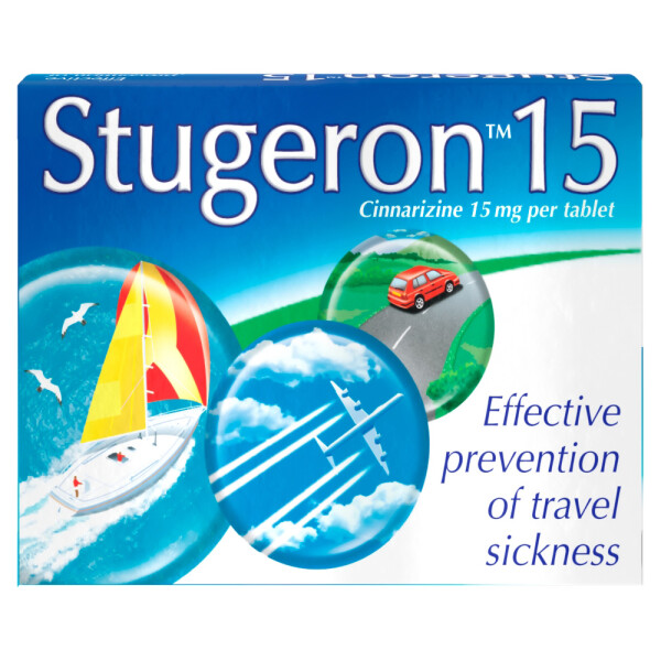 Stugeron Travel Sickness Tablets 15mg 
