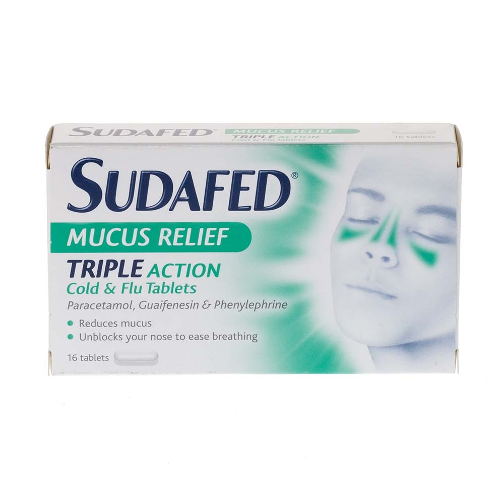 Sudafed Mucus Relief Day & Night Capsules 16s