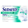 Sudafed Mucus Relief Triple Action Cold and Flu Tablets