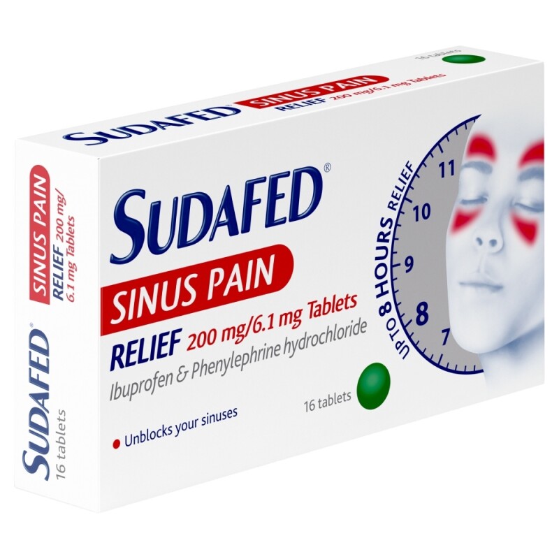 Sudafed Sinus Pain Relief Tablets