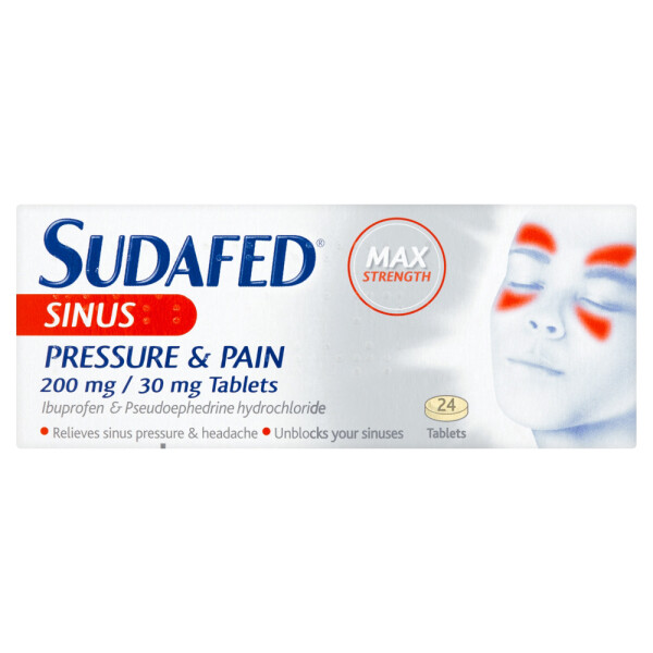 Sudafed Sinus Pressure & Pain Tablets