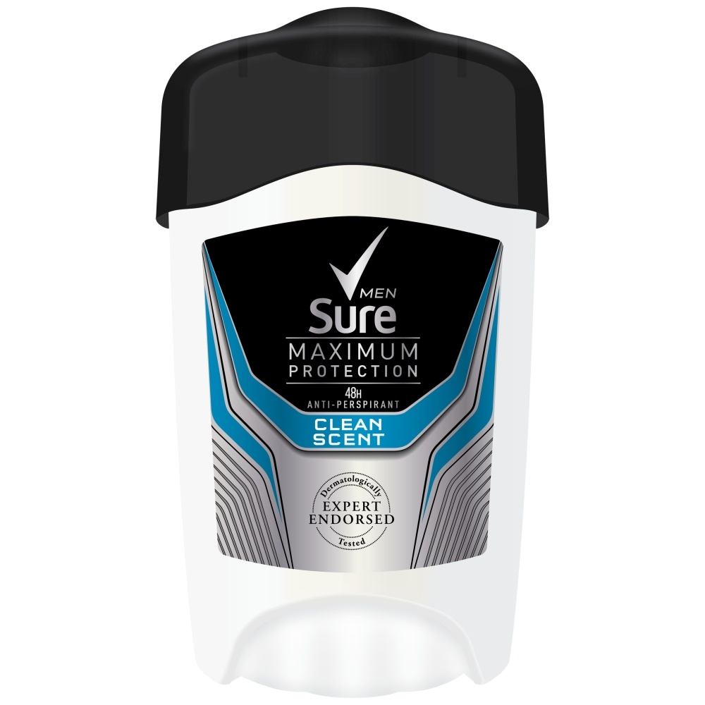 Sure Men Maximum Protection Anti-Perspirant Cream Stick Clean Scent