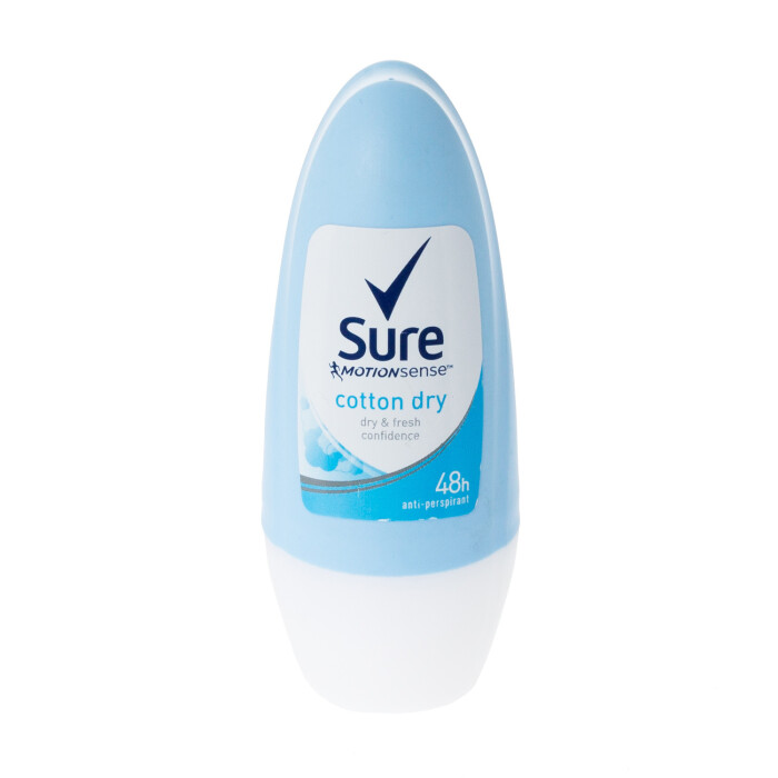 Image of Sure Women Anti-Perspirant Roll-On Cotton Dry