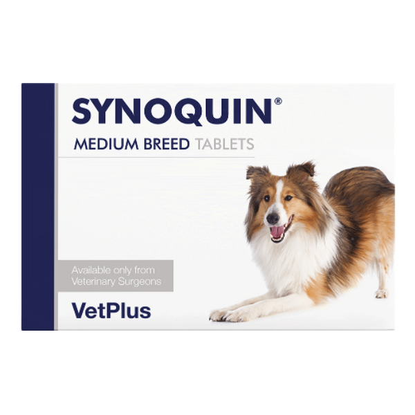 Synoquin Joint Supplement for Dogs Dog - Medium Breed - Pack of 120 Tablets