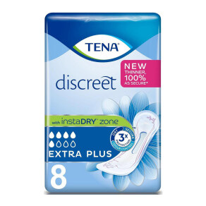 TENA Silhouette Plus Creme Lady Incontinence High Waist Pants - Large - 4  packs of 8 bundle - Boots