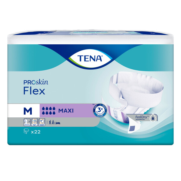 TENA Flex Maxi Belted Incontinence Briefs Medium