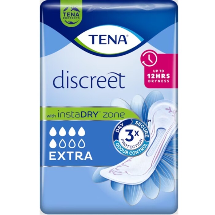 Image of TENA Lady Discreet Extra incontinence Pads