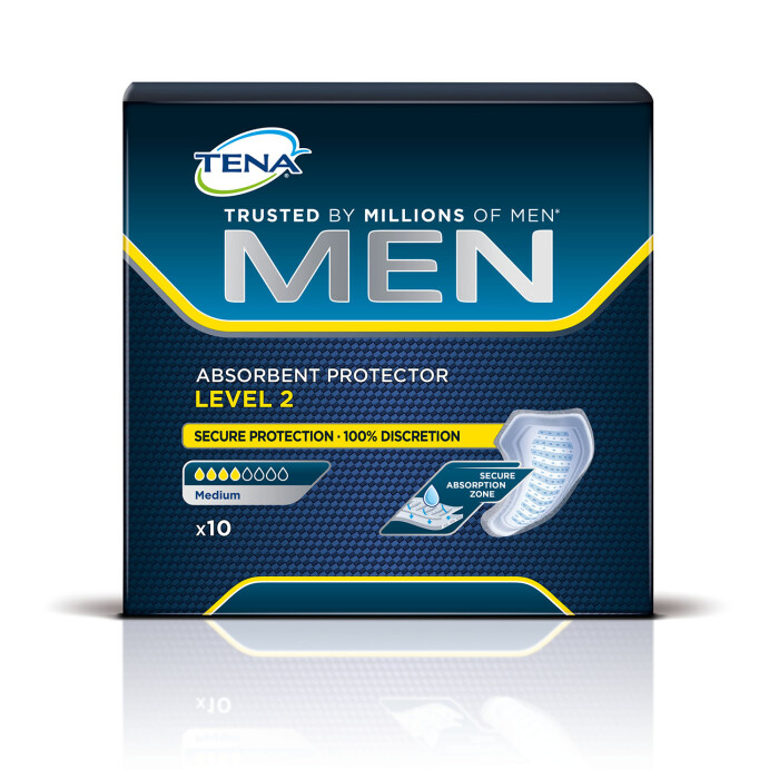 Image of TENA Men Level 2 Incontinence Absorbent Protector