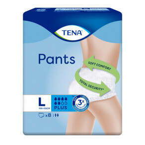 TENA Silhouette Incontinence Pants Plus Size Large 8 pack - Tesco