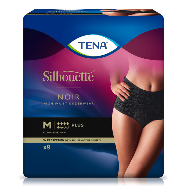 TENA Lady Silhouette Pants - Plus - Medium - 1 Pack of 9