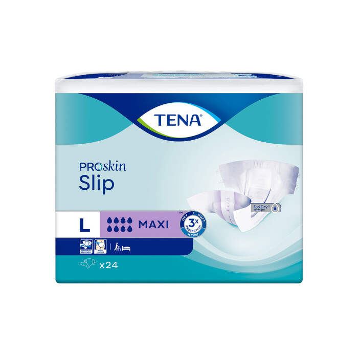 Image of TENA Slip Super All-in-One Incontinence Product Large