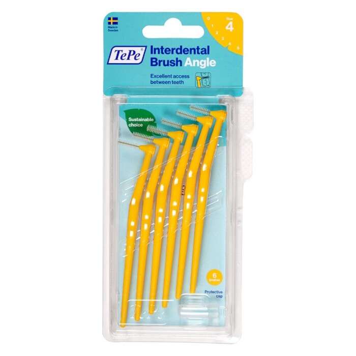 TePe Angle Interdental Brush Yellow