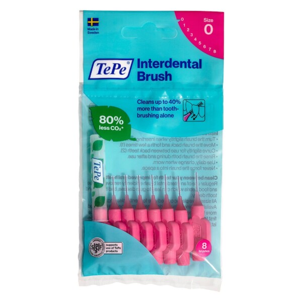 TePe Interdental Brushes Original Pink