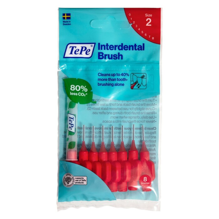Image of TePe Interdental Brushes Original Red