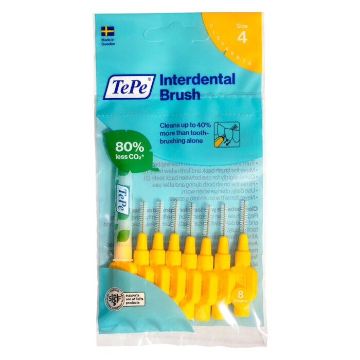 Image of TePe Interdental Brushes Original Yellow