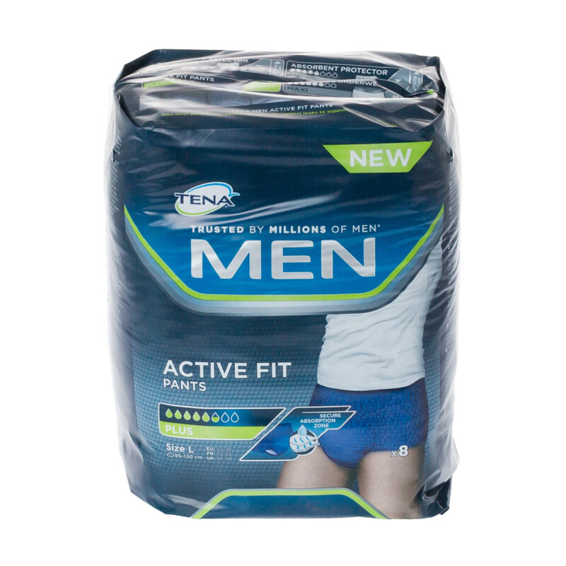 Buy Tena Men Active Fit Pants Large | Chemist Direct