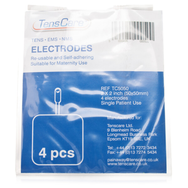 Tenscare Replacement Electrodes 50mm x 50mm