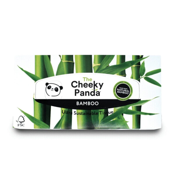 The Cheeky Panda Bamboo Flat Box Facial Tissues