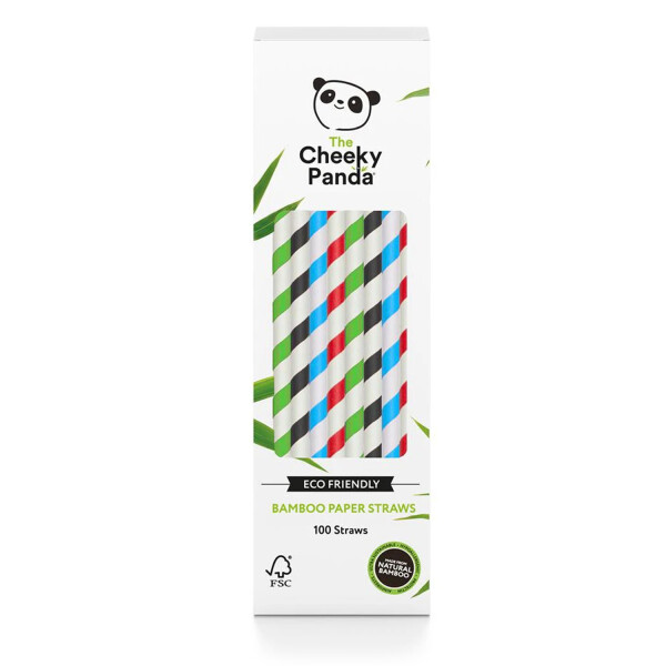 The Cheeky Panda Multicoloured Straws