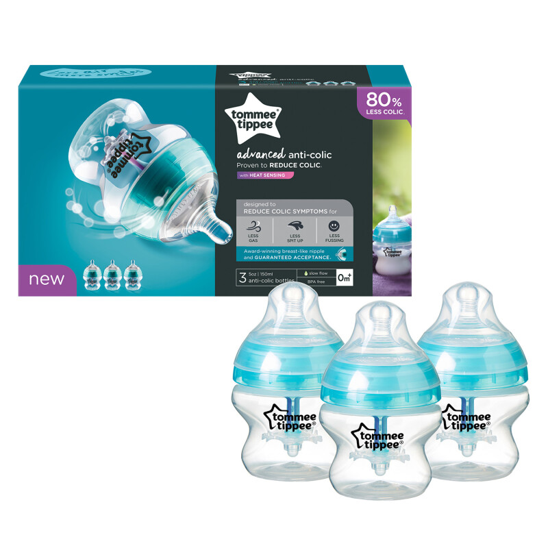Tommee Tippee Advanced Anti-Colic Bottles 3 Pack