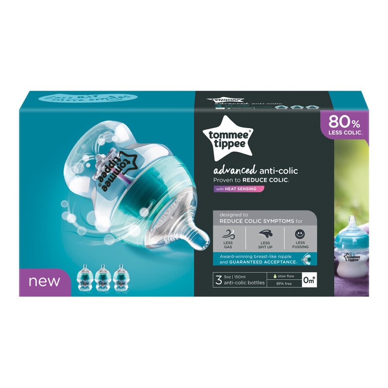 Tommee Tippee Advanced Anti-Colic Bottles 3 Pack