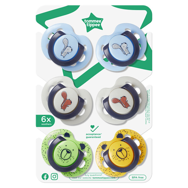 Tommee Tippee Fun Style 0-6 Months Soothers