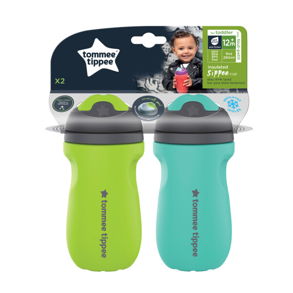 Tommee Tippee Sippee Insulated Bottles Green/Teal