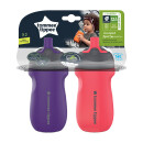 Tommee Tippee Sportee Insulated Bottles Purple/Red