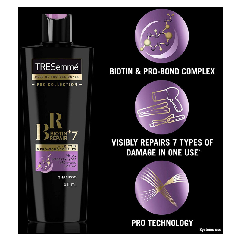 Tresemme Biotin+ Repair +7 With Biotin & Pro-Bond Complex Shampoo