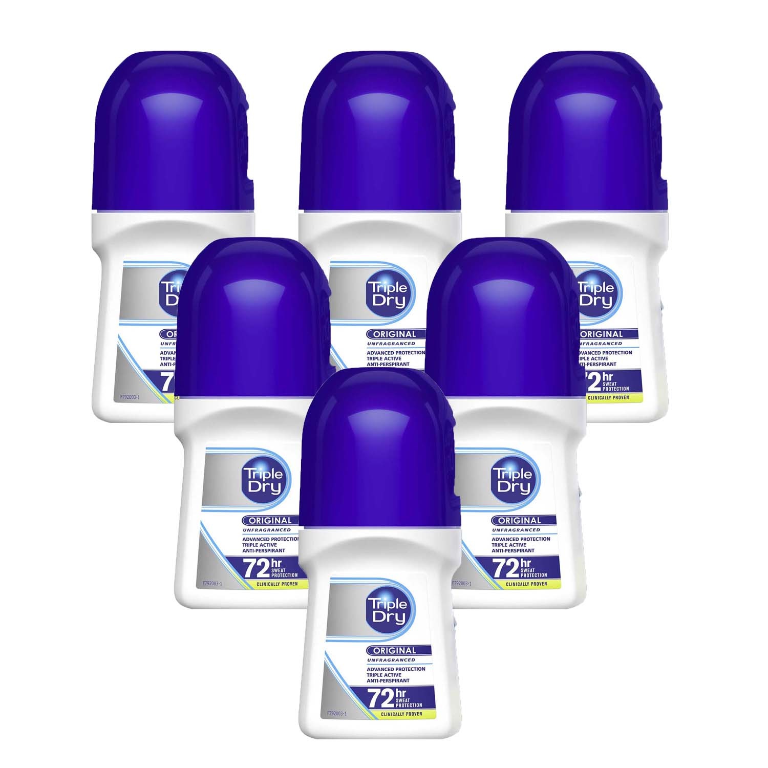 Triple Dry Roll-On 6 Pack