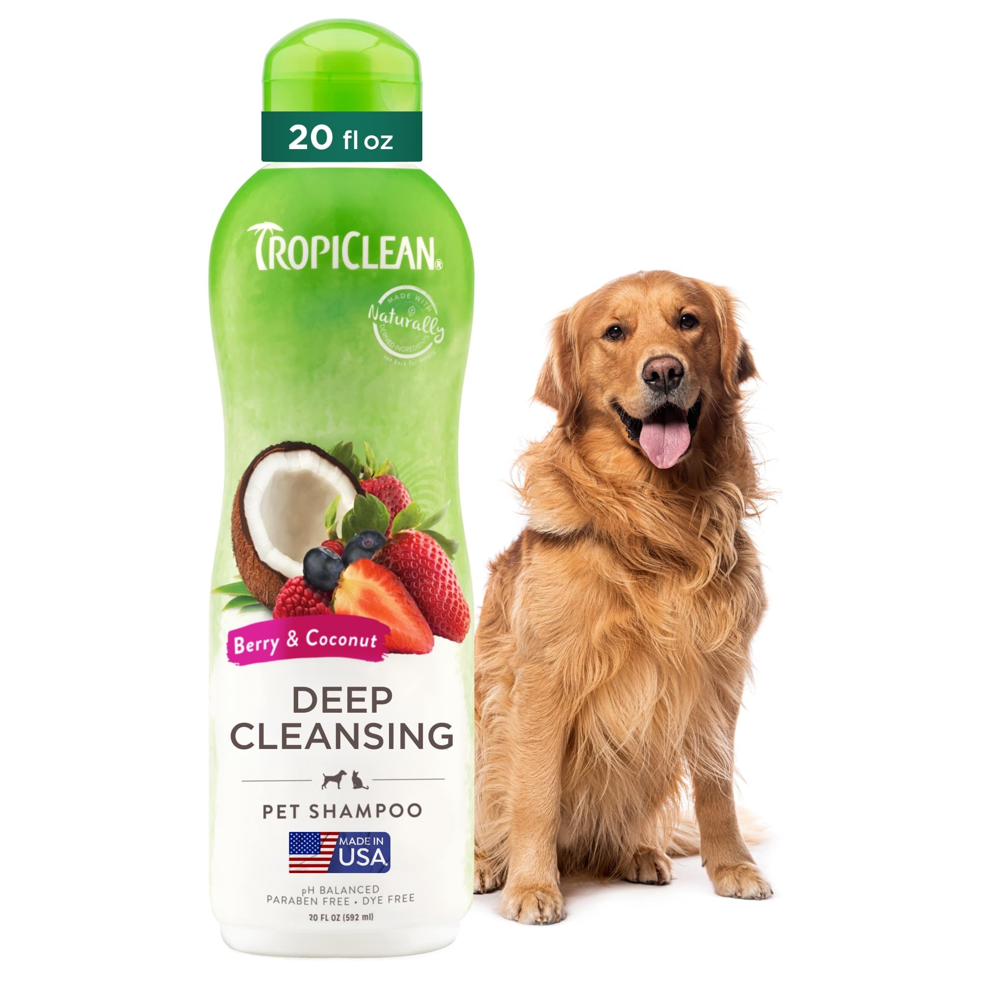 TropiClean Berry and Coconut Shampoo 355ml