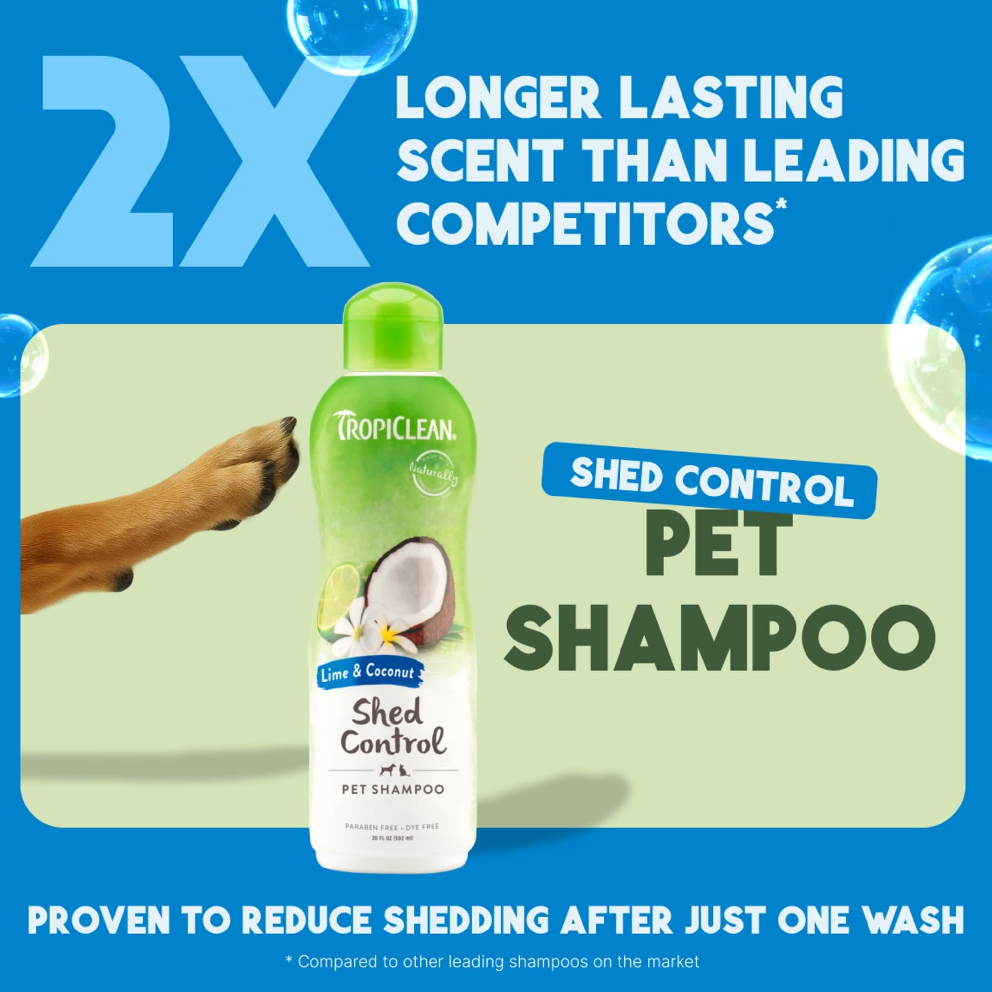 TropiClean Lime and Coconut Shampoo 355ml