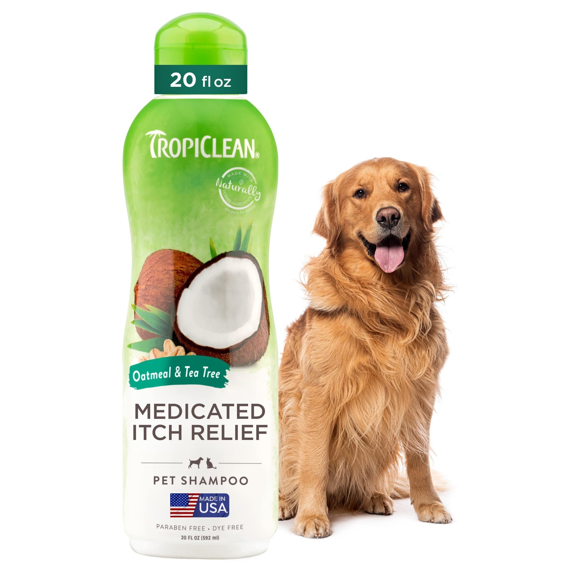 TropiClean Oatmeal and Tea Tree Shampoo 355ml
