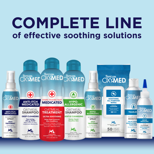 TropiClean Oxy-Med Hypoallergenic Shampoo 592ml