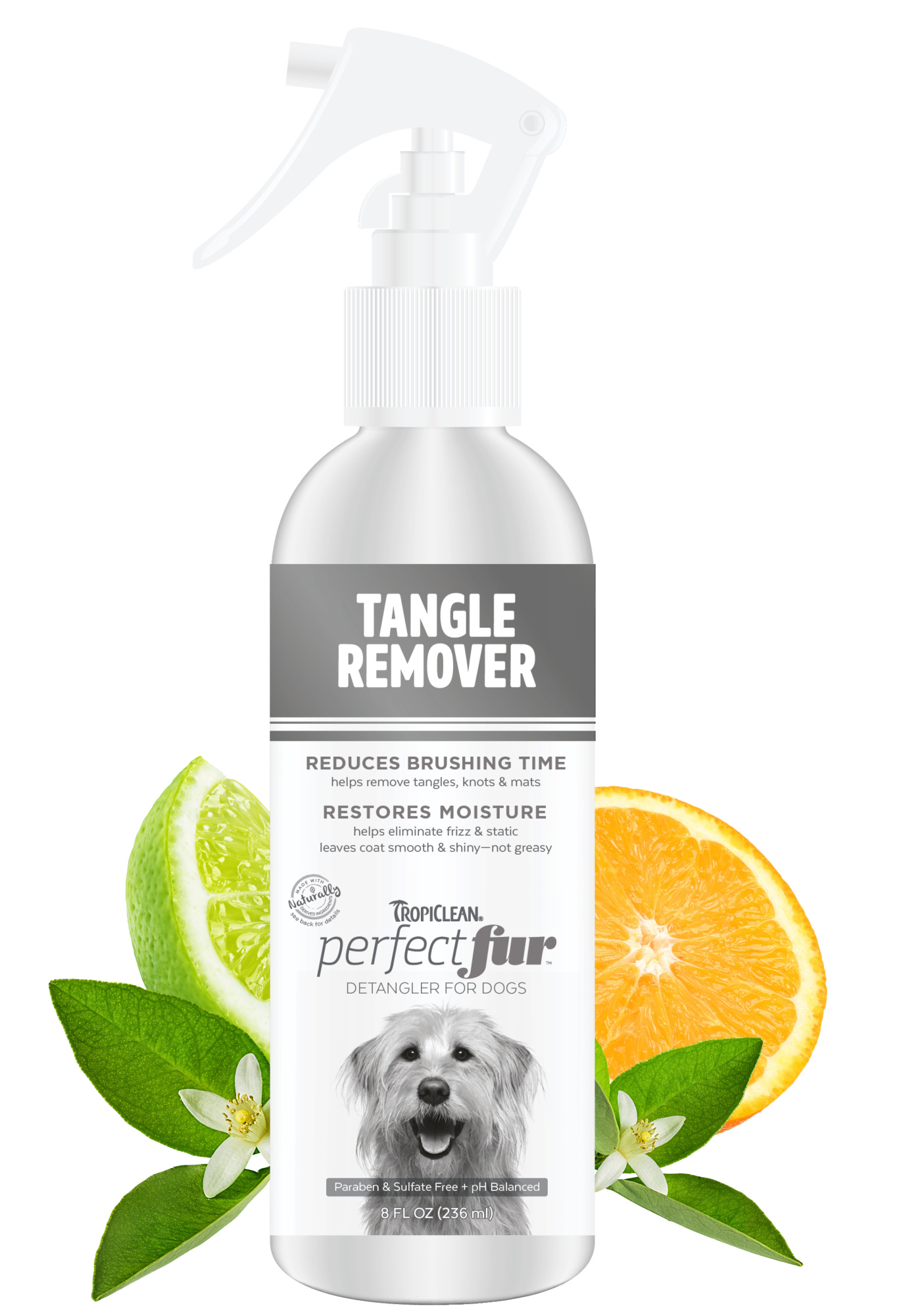 TropiClean Perfect Fur Tangle Remover Spray for Dogs